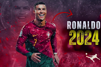 create sports monetizable football or  soccer videos for youtube channel