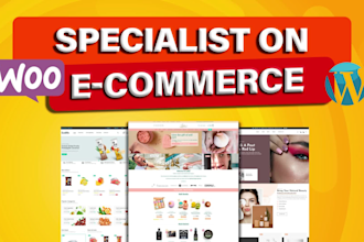 design ecommerce website using woocommerce online store