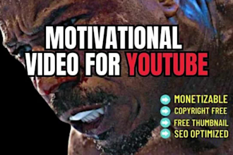 create original motivational videos shorts videos, reels, tiktok, for youtube
