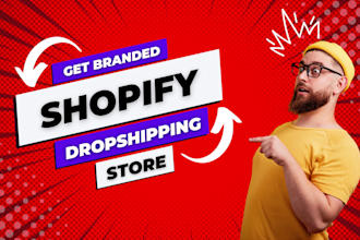 create shopify dropshipping store or shopify website