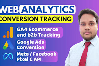 google analytics 4 setup ads conversion tracking ga4 ecommerce tracking with GTM