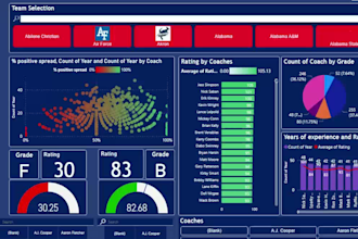 make professional power bi reports and dashboards