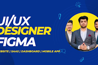 design figma UI for website and web app dashboard