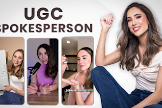 film a custom ugc video with captivating presenter