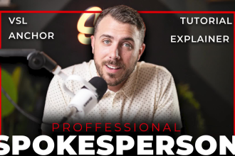 create a high quality spokesperson video for you