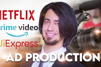 make cinematic commercial video for business, product, brand, app