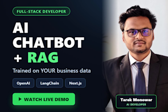 build an ai web application with agents, rag and openai integration