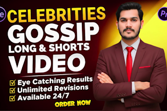 create celebrity gossip videos and celebrity news videos