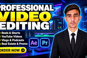 professional youtube video editing  shorts, vlogs and social media edits