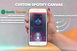 create a unique spotify canvas for you
