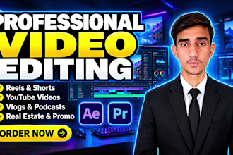 professional youtube video editing  shorts, vlogs and social media edits