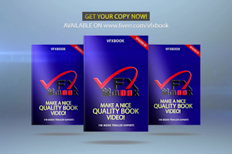 create high quality book promo video