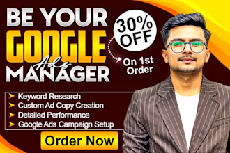 setup and manage google ads PPC campaigns for optimal performance