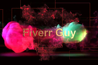 design 5 unique logo reveal colourful youtube intro