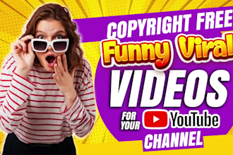create copyright free funny viral videos compilation for youtube and tiktok