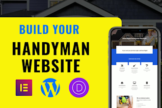 build handyman cleaning painting construction plumber electrician website