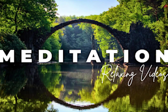 create meditation and yoga music video
