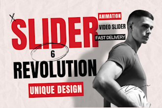 create or fix wordpress slider using slider revolution, smart slider
