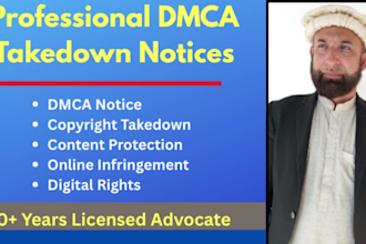 draft a dmca takedown notice to remove stolen content