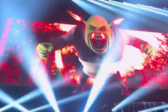 create epic 3d concert visuals, led wall stage visuals, vj loops music festival
