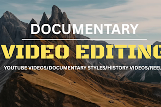 edit professional history documentary video editing