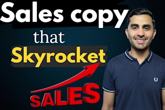 write highly converting sales copy for your sales copywriting projects