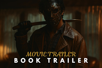 do a cinematic ai movie trailer or ai book trailer for your amazon book