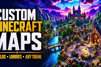build custom minecraft maps, server lobbies, and worlds in any theme