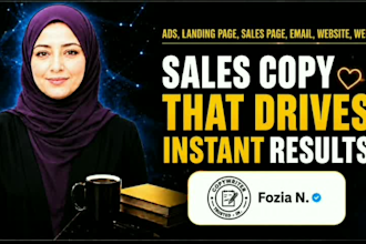 write high converting sales copy that drives instant results