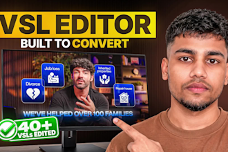 do talking head vsls, sales letters, ugc, video ads editing