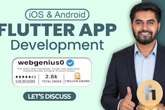 do mobile app development android ios app, building mobile app flutter developer