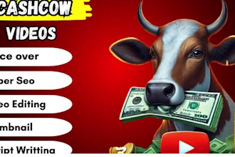 set up monetizable youtube automation channel with high quality cash cow videos