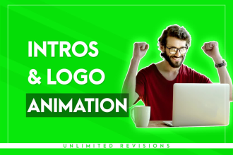 create 100 percent unique and custom youtube intro or logo animation video