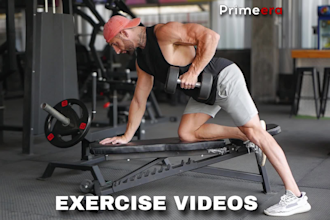 create professional fitness exercise workout videos