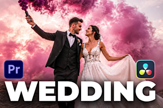 do wedding video editing cinematically