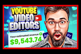 do youtube video editing for podcast, reels, social media and tiktok