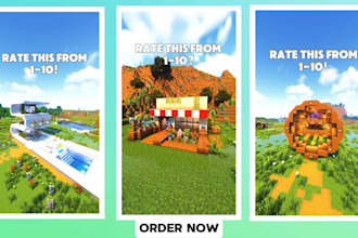 make minecraft videos or shorts in 4k quality