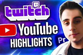 edit twitch or kick stream vod to a youtube highlight video