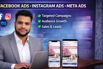 be your facebook ads manager and meta ads expert