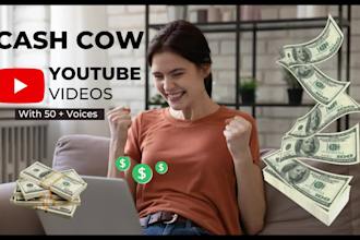 make cash cow faceless videos,  youtube short videos