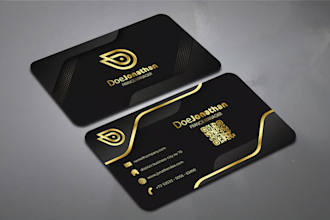 design your professional logo and luxury business card