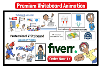 create doodle whiteboard animation video