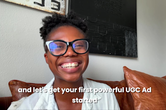 produce ugc video ads as a female spokesperson