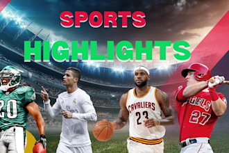 make sports highlights youtube videos, reels, and mixtapes