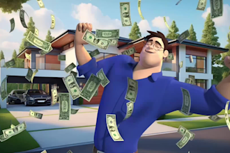 do a german animated 3d explainer video, 2d cartoon animation video,also english