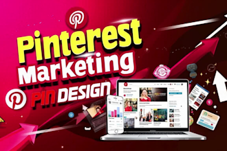 manage pinterest marketing, SEO and custom pin design to promote your business