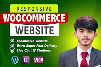 build ecommerce online store or webshop with wordpress woocommerce