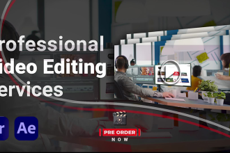 do expert video editing and motion graphics