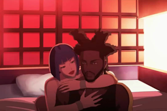 create a custom 2d anime animated music video
