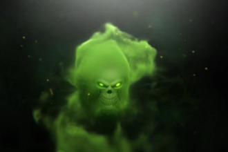 make scary and horror logo reveal intro